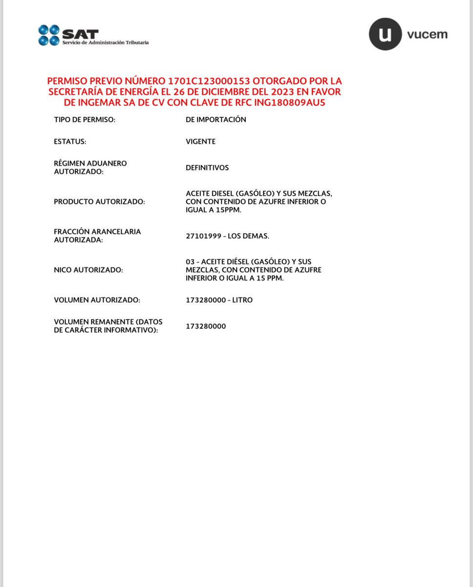 acastagne's tweet photo. Señora @rocionahle reconoce esta empresa denominada INGEMAR SA DE CV ?

Le mando un saludo cordial por su conducto a José Valdez Cuervo.

Si la misma que en una sola semana ingresó al país 200 millones de litros de combustible.

Familia en los próximos días les daré mayor información, es increíble e inaceptable la corrupción y saqueo que estamos viviendo en nuestro país !!!

“YO NO MIENTO”