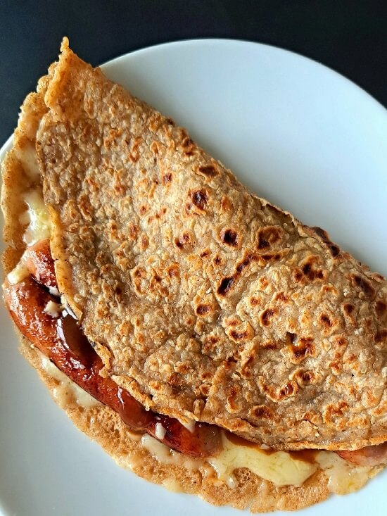 @VikingWoman5 Staffordshire oatcakes with bacon & cheese