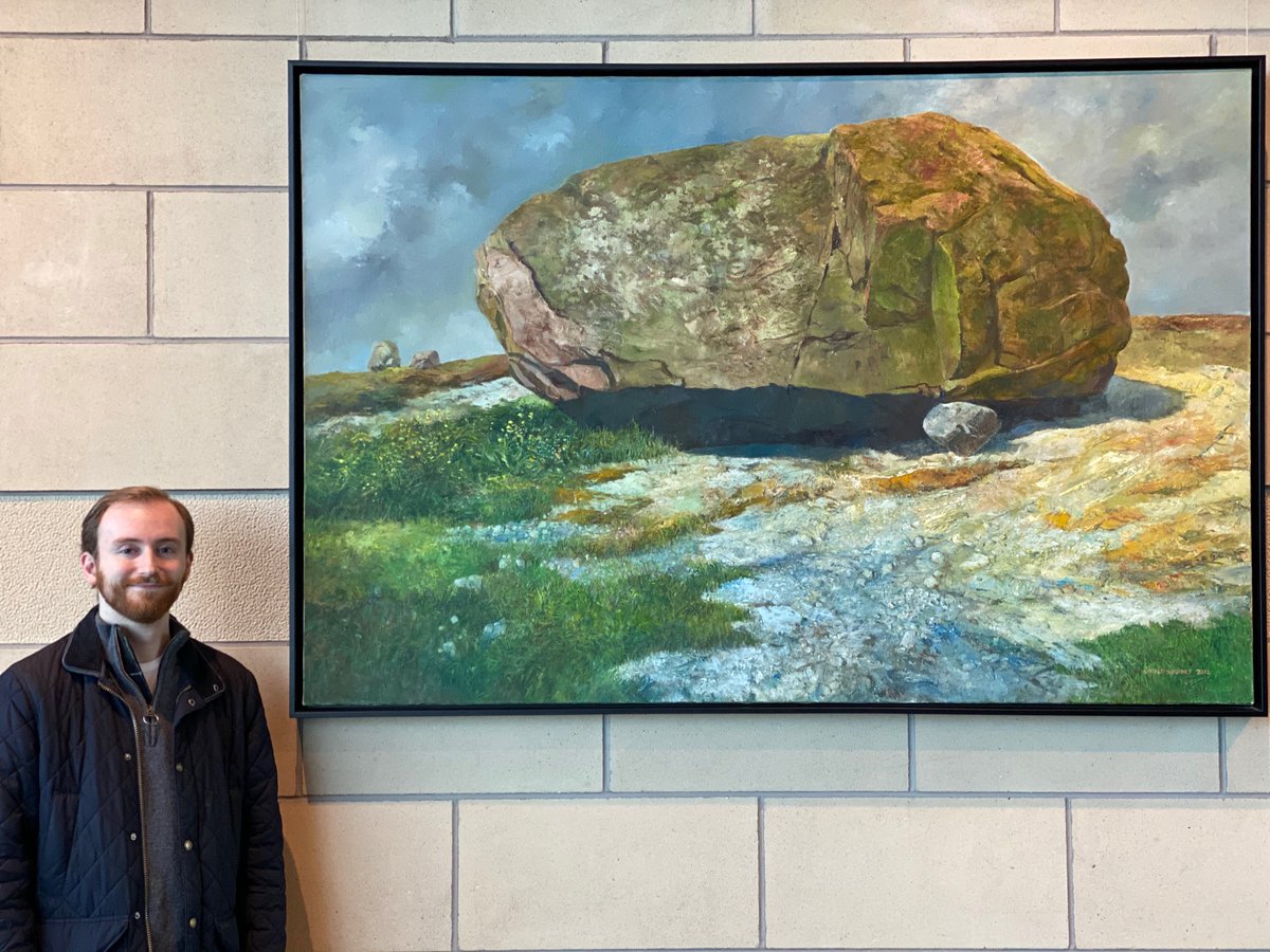 “From a mind divesting itself of images, those of the land would be the last to go.” (Wayne Johnston, The Colony of Unrequited Dreams)

With Gerald Squires’ “Resting” (2012) at @TheRooms_NL