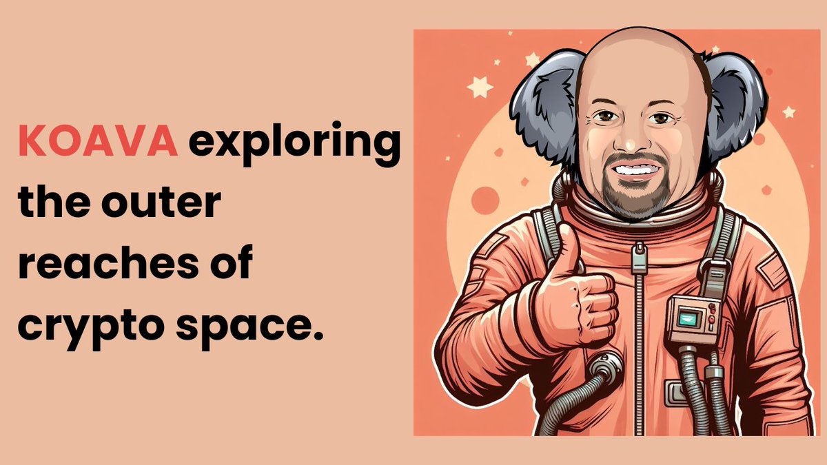 Strap in for an interstellar journey with KOAVA!

Suited up as an astronaut, $KOAVA boldly goes where no meme coin has gone before, exploring the outer reaches of crypto space. 🪐🌠

#KOAVA #CryptoExplorer #ToInfinityAndBeyond