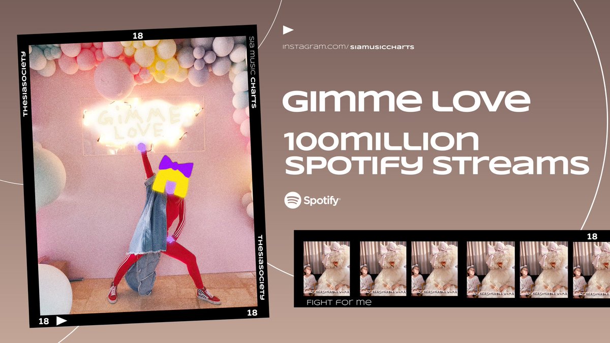 “Gimme Love” becomes the first song from “Reasonable Woman” to reach 100 million streams on Spotify.