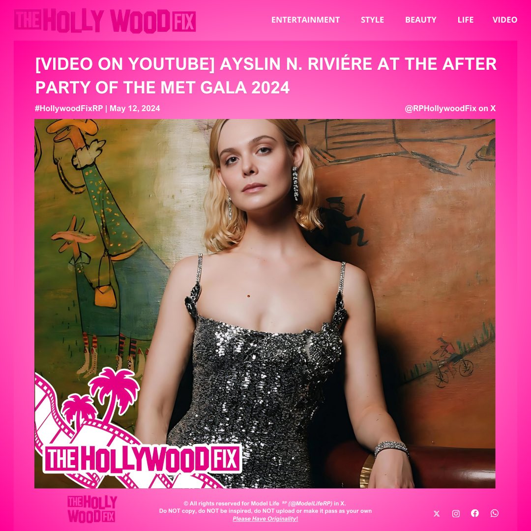 𝗧𝗵𝗲 𝗛𝗼𝗹𝗹𝘆𝘄𝗼𝗼𝗱 𝗙𝗶𝘅 ᴿᴾ • Oh Paparazzi! 
News: 𝗘͟𝘃͟𝗲͟𝗻͟𝘁 • Video • More

﹝  🌴  ﹞ —— 𝗥𝗲𝗮𝗱 𝗺𝗼𝗿𝗲: @divinafeminite at the After Party of the Met Gala 2024. / 📹: Video on @RPYoutubeTV © #HollywoodFixRP