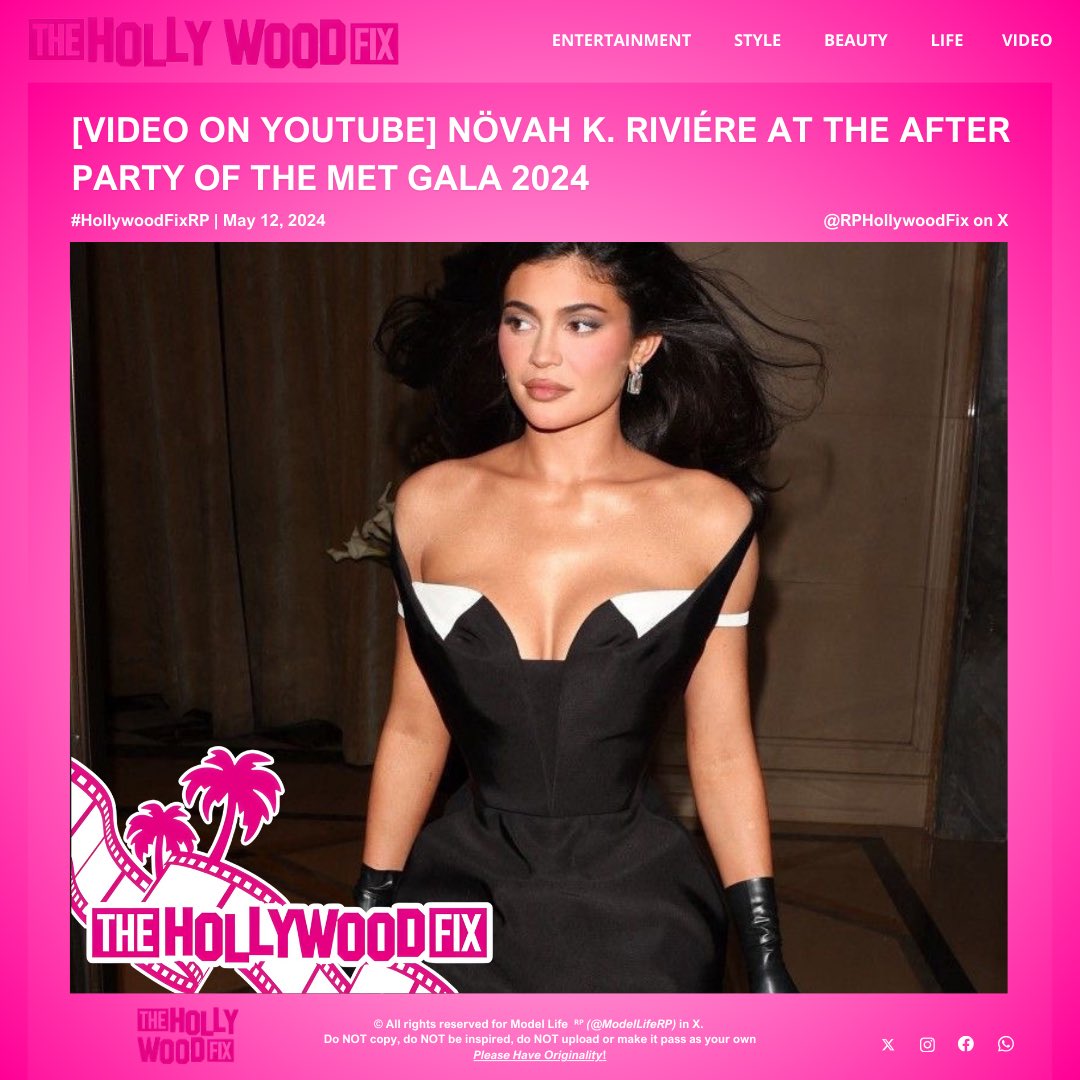 𝗧𝗵𝗲 𝗛𝗼𝗹𝗹𝘆𝘄𝗼𝗼𝗱 𝗙𝗶𝘅 ᴿᴾ • Oh Paparazzi! 
News: 𝗘͟𝘃͟𝗲͟𝗻͟𝘁 • Video • More

﹝  🌴  ﹞ —— 𝗥𝗲𝗮𝗱 𝗺𝗼𝗿𝗲: <a href="/almamalherida/">Me mudé a @musefairies !</a> at the After Party of the Met Gala 2024. / 📹: Video on @RPYoutubeTV © #HollywoodFixRP