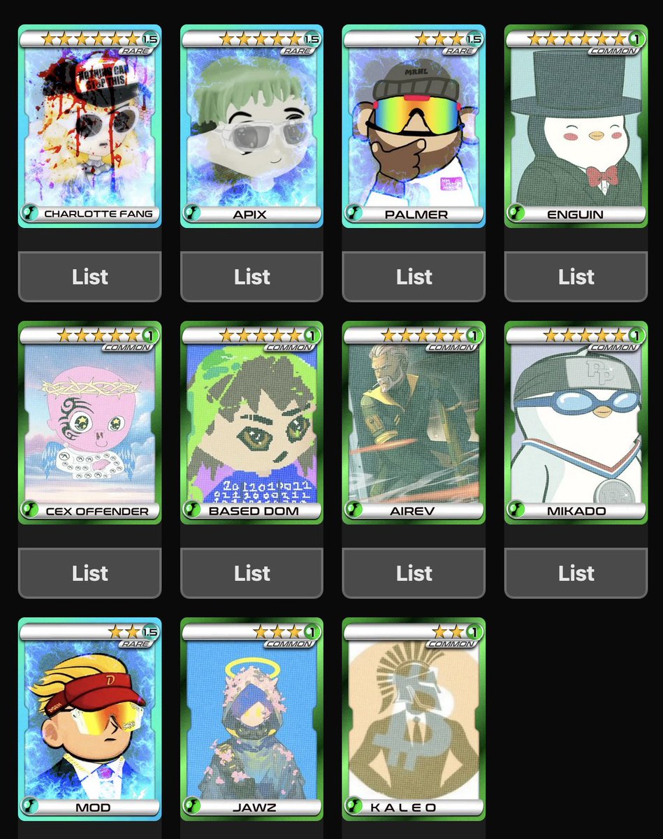 spent the weekend delving into fantasy top  

adding more to the inventory

rdy for this weeks tournament 👀