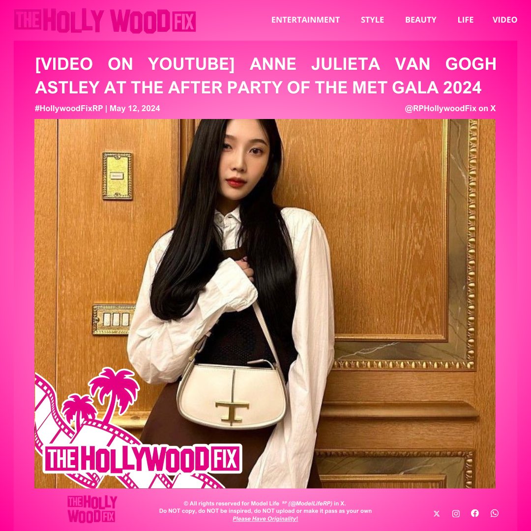 𝗧𝗵𝗲 𝗛𝗼𝗹𝗹𝘆𝘄𝗼𝗼𝗱 𝗙𝗶𝘅 ᴿᴾ • Oh Paparazzi! 
News: 𝗘͟𝘃͟𝗲͟𝗻͟𝘁 • Video • More

﹝  🌴  ﹞ —— 𝗥𝗲𝗮𝗱 𝗺𝗼𝗿𝗲: <a href="/rythmlabss/">me mudé a @presajios</a> at the After Party of the Met Gala 2024. / 📹: Video on @RPYoutubeTV © #HollywoodFixRP