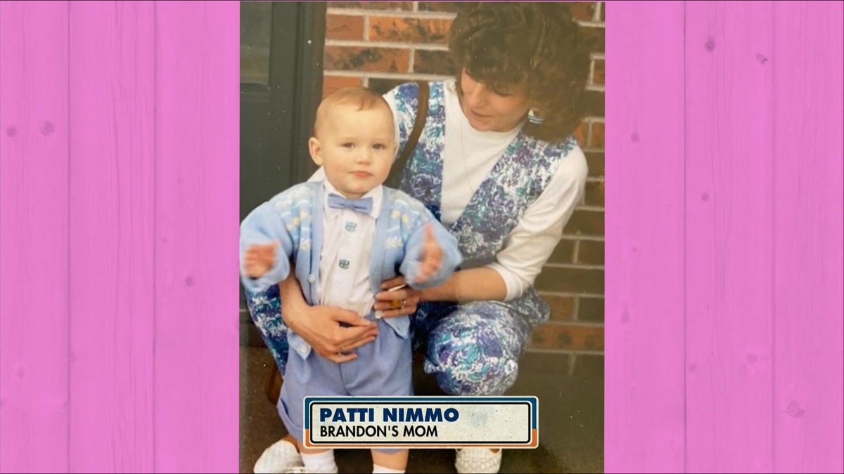 Patti Nimmo & Baby Brandon💙🧡 (via @ESPN)