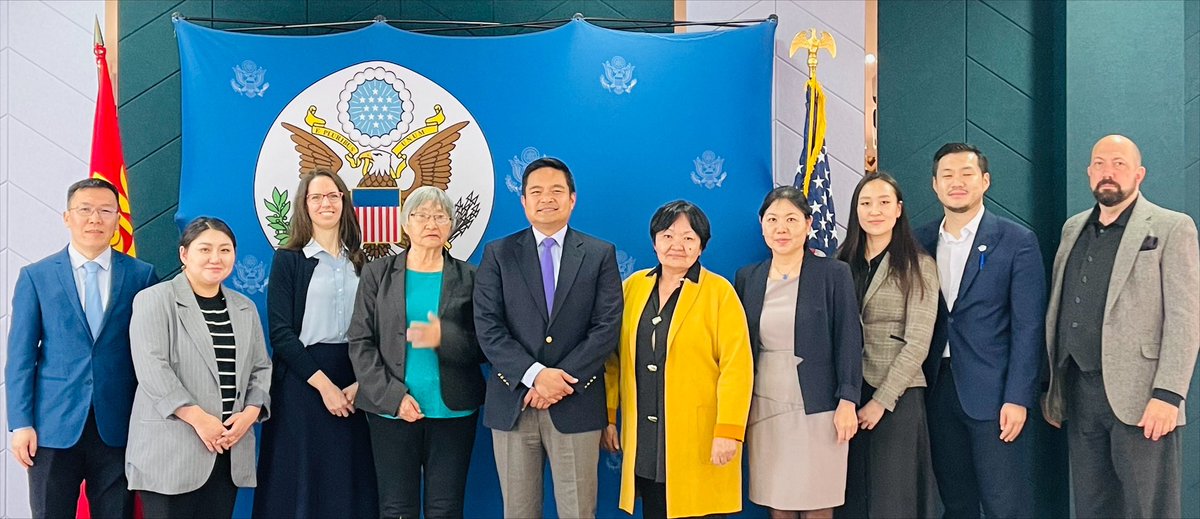 I was honored to host Mongolian civil society leaders to learn more about recent challenges to press freedoms and freedom of expression in Mongolia. A democracy cannot be strong when it censures or restricts information, expression, and thought. #WorldPressFreedomDay