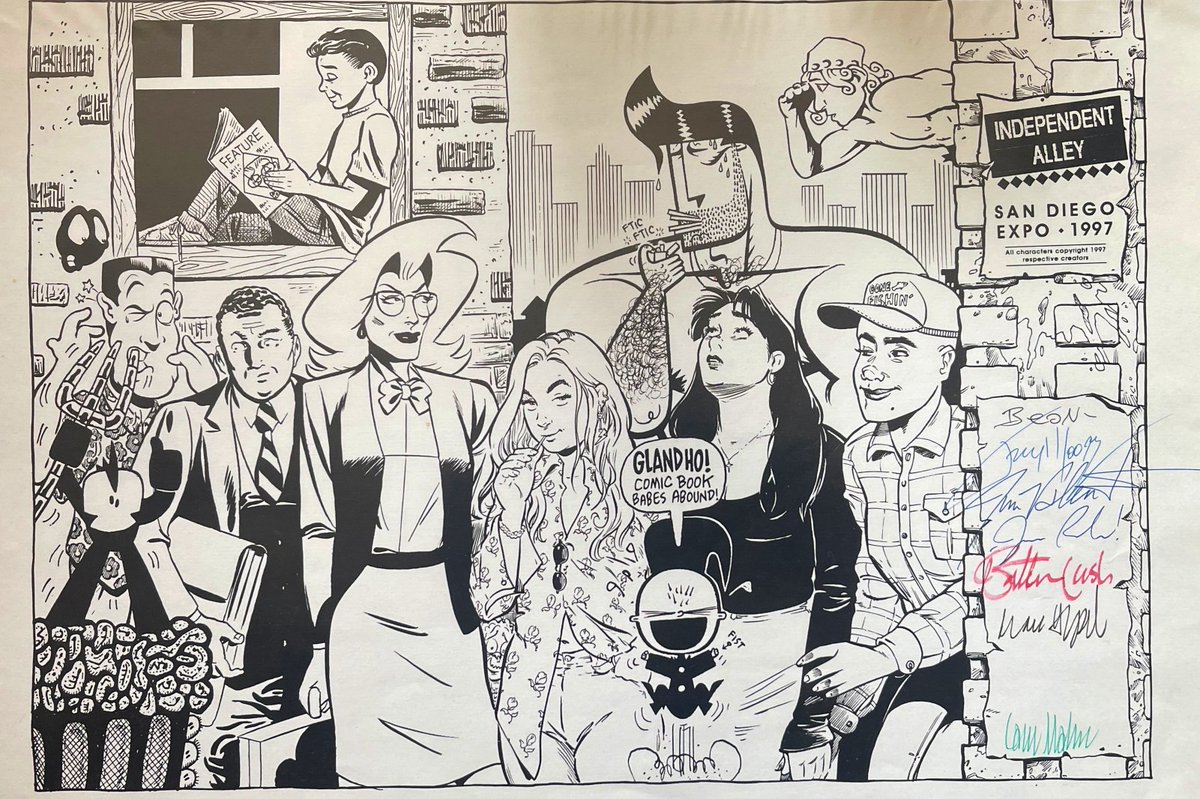 M00NLIGHTSTUDI0's tweet photo. The @TerryMooreArt's #SiP crew getting ready for Con season. Clothes are coming off, costumes are being squeezed into-- history is ready to be made. #StrangersInParadise #ComicCon #SDCC #HeroCon #NYCC #Cosplay https://t.co/aC2IctfjEb