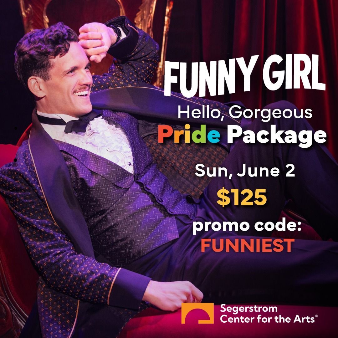 Join us for our exclusive (and inclusive) Hello Gorgeous Pride Package🏳️‍🌈! \$125 includes a 4:30 reception at Outpost Kitchen (no-host bar), swag, and an Orchestra ticket to the 6:30 Funny Girl performance. Only 65 tix available, so… buff.ly/3ydvzA5