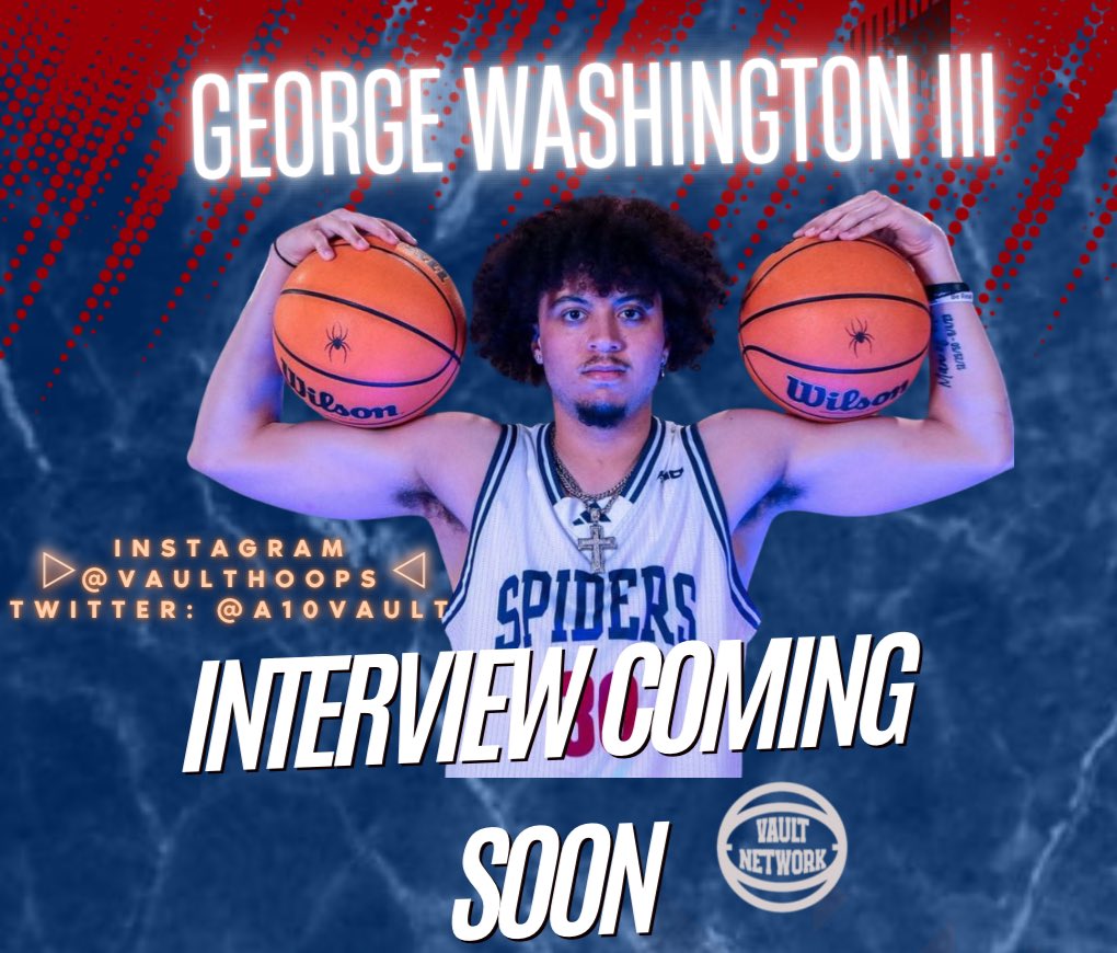 💥 I just sat down with @SpiderMBB commit, George Washington III. Chris Mooney has reloaded again this season and @3dubbshoop is ready to make an instant impact. Interview coming 🔜.