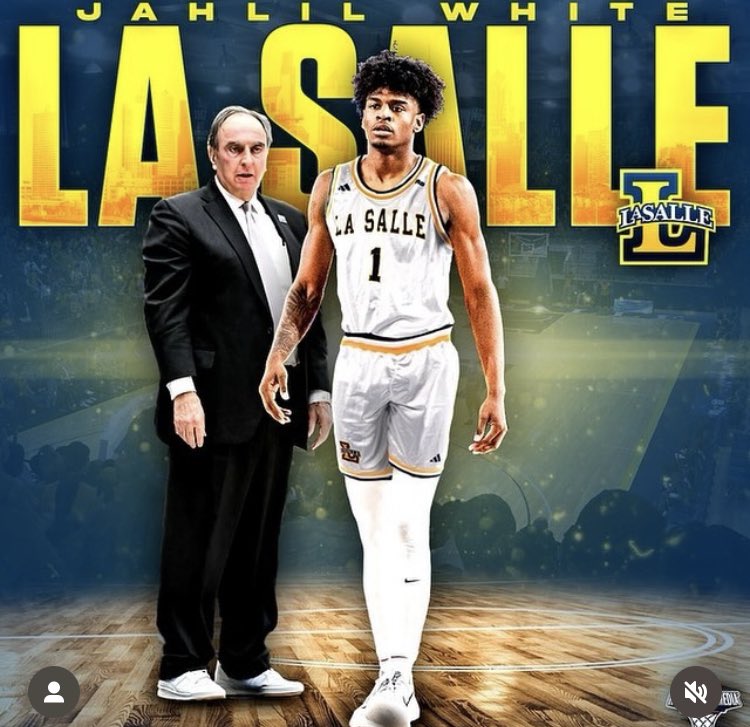 Jahlil White announces on IG that he is transferring from Temple to La Salle. BIG addition for Explorers. #Big5Hoops #Team118 #GoExplorers