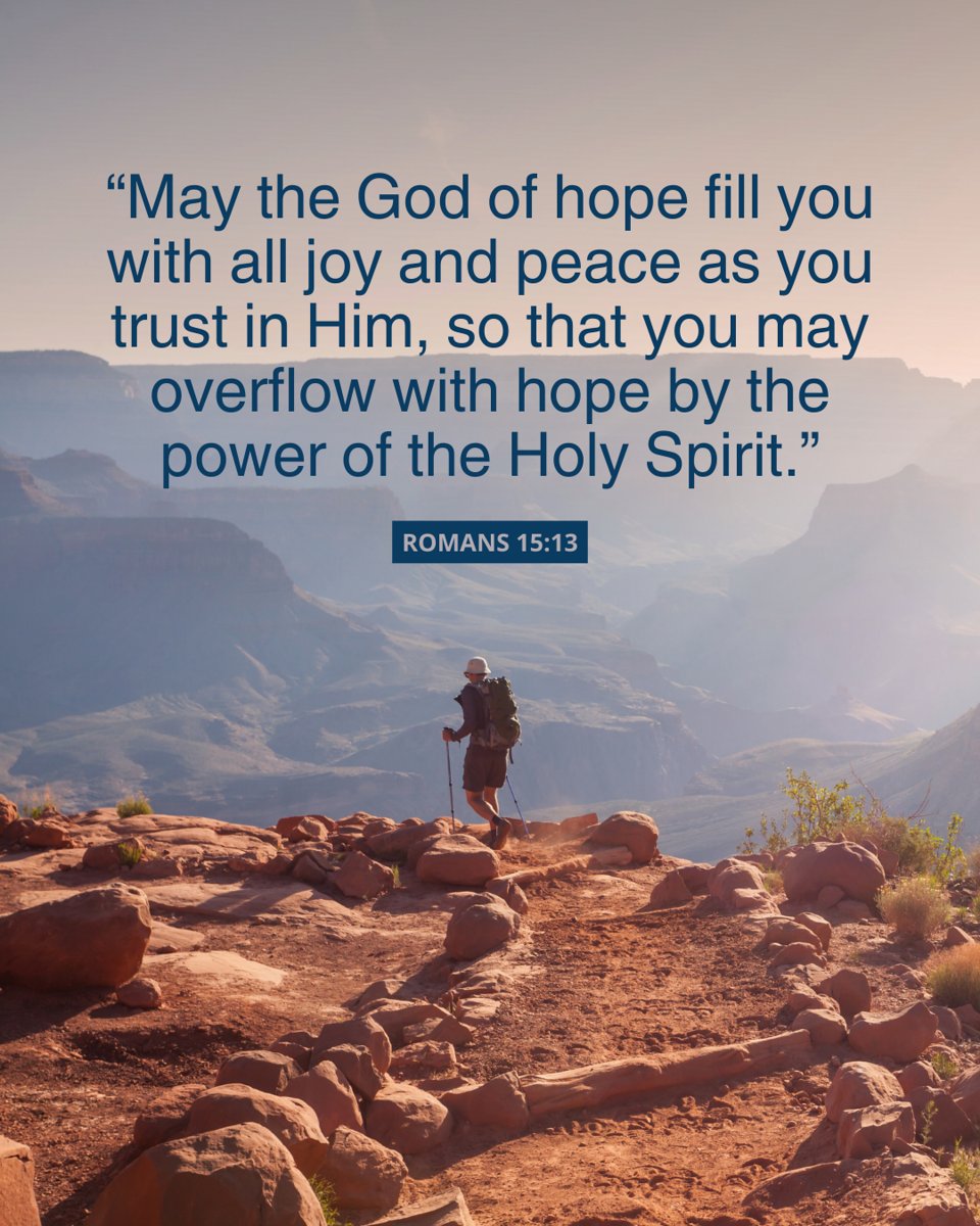 Trust in the power of the Holy Spirit to bring you abundant joy, peace, and overflowing hope.

#RisenSavior #ChandlerAZ #EastValleyChurches #Maricopa #RSLCS #BibleVerse #VOTD
