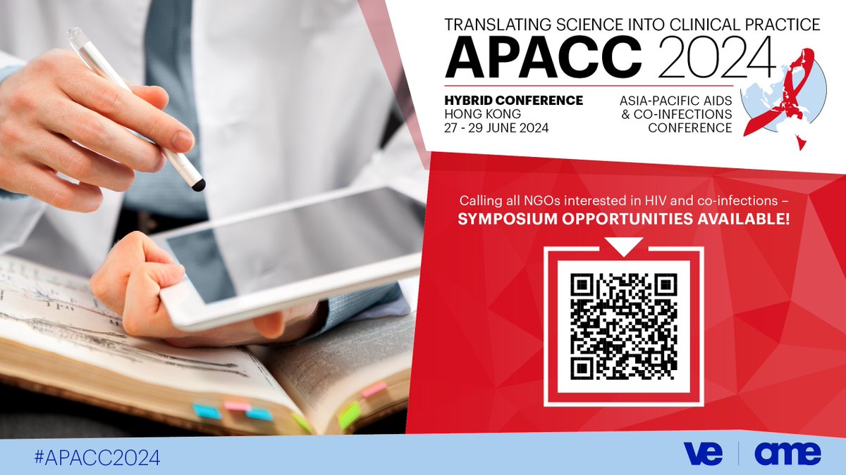 We are proud to endorse @Academic_MedEdu's #APACC2024, a conference dedicated to integrating science and clinical practice to optimize treatment for people living with #HIV and #coinfections in the Asia-Pacific region. 🗓️ June 27-29 📍 Hong Kong/virtually bit.ly/4dl6rYg