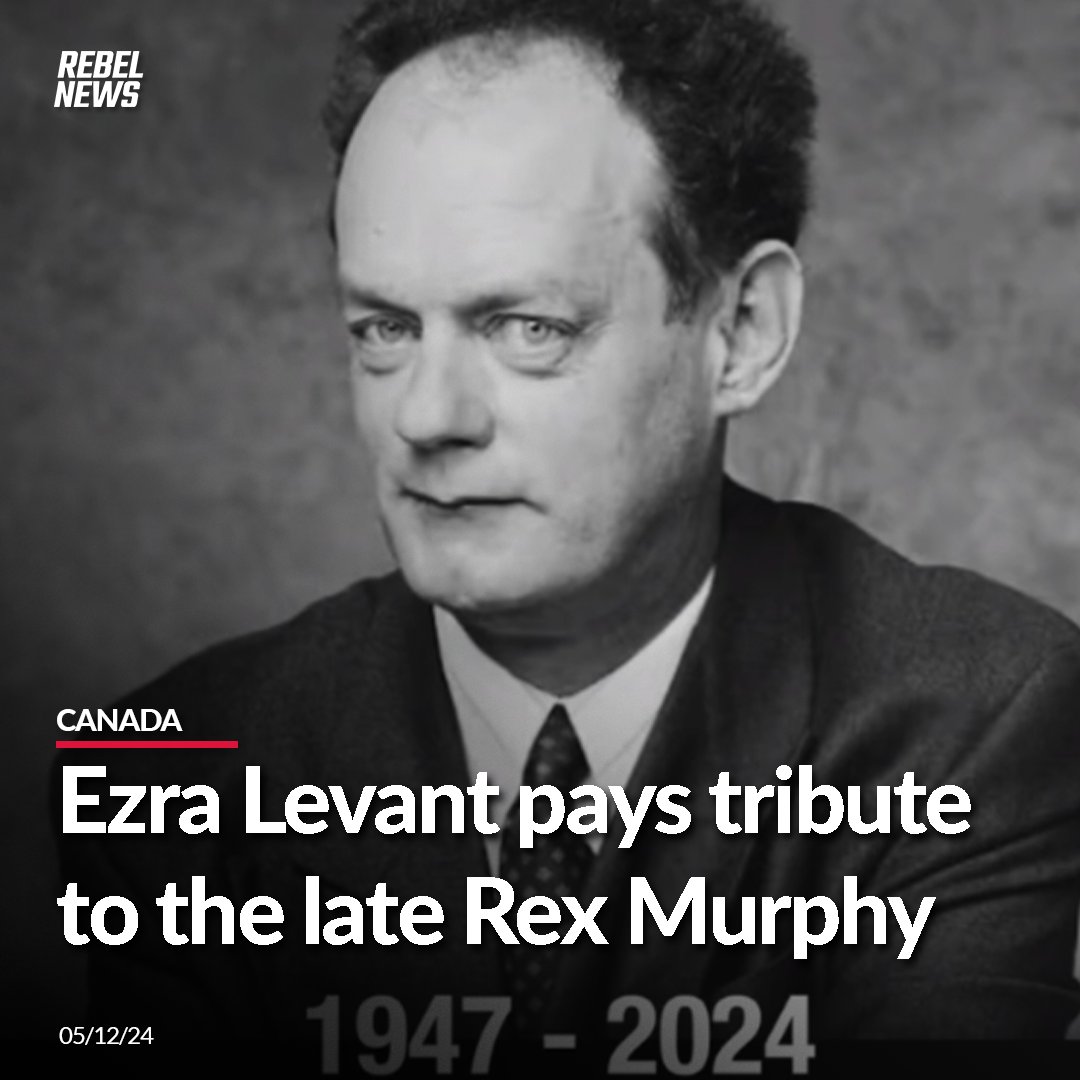 Rex Murphy, longtime columnist and a prolific writer on Canadian affairs, passed away on Thursday at the age of 77. 

MORE: rebelne.ws/3WCnJtY