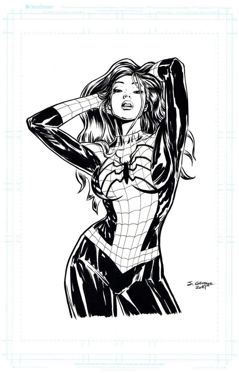 I'm so grateful that so many people commented and shared my #MaryJane drawing.  Here's another I did a while back that you might like as well.
#Marvel #ComicArt