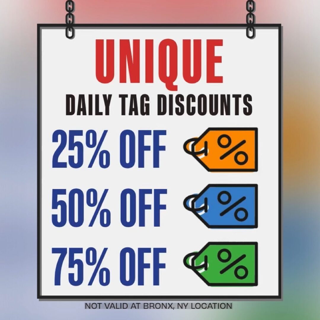 #SaveBIG with these NEW #Discount Tag Colors! #MyUniqueFinds