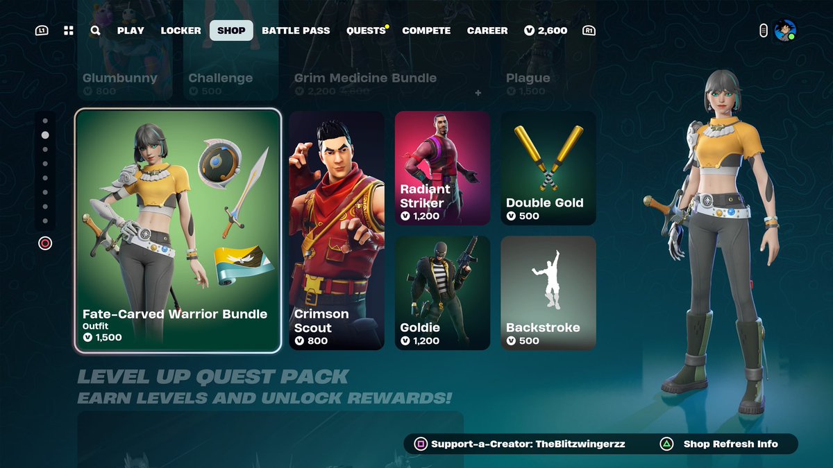 Epic putting every thing in a bundle now but not separated is pretty ass, yeah the price is very good for what you get but still. Getting the sword separately would’ve been nice