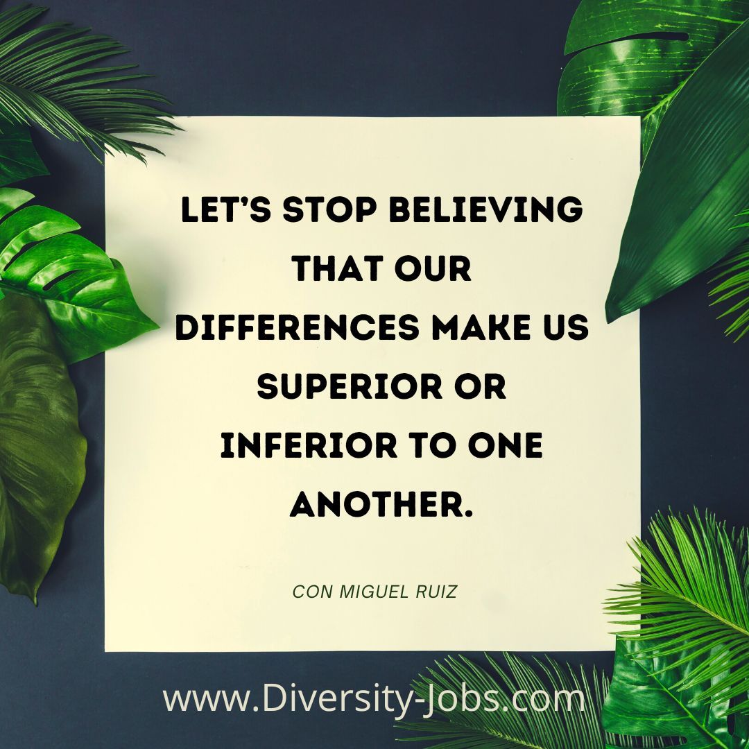 We should strive for a society that values & embraces diversity. 

#diversity #diversityjobs #inclusion #equality #equalitymatters #equalityforall #quotes #diversityequityinclusion #winningwithdiversity #workforcediversity #diversityquote #diversityintheworkplace #youmatter