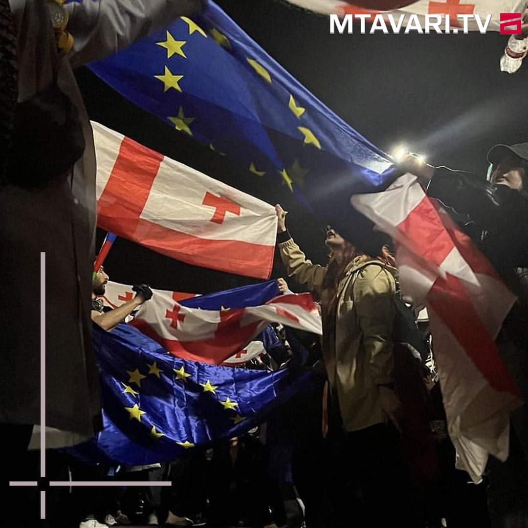 Tbilisi right now, the capital of Europe 🇬🇪🇪🇺 #Georgia #NoToRussianLaw