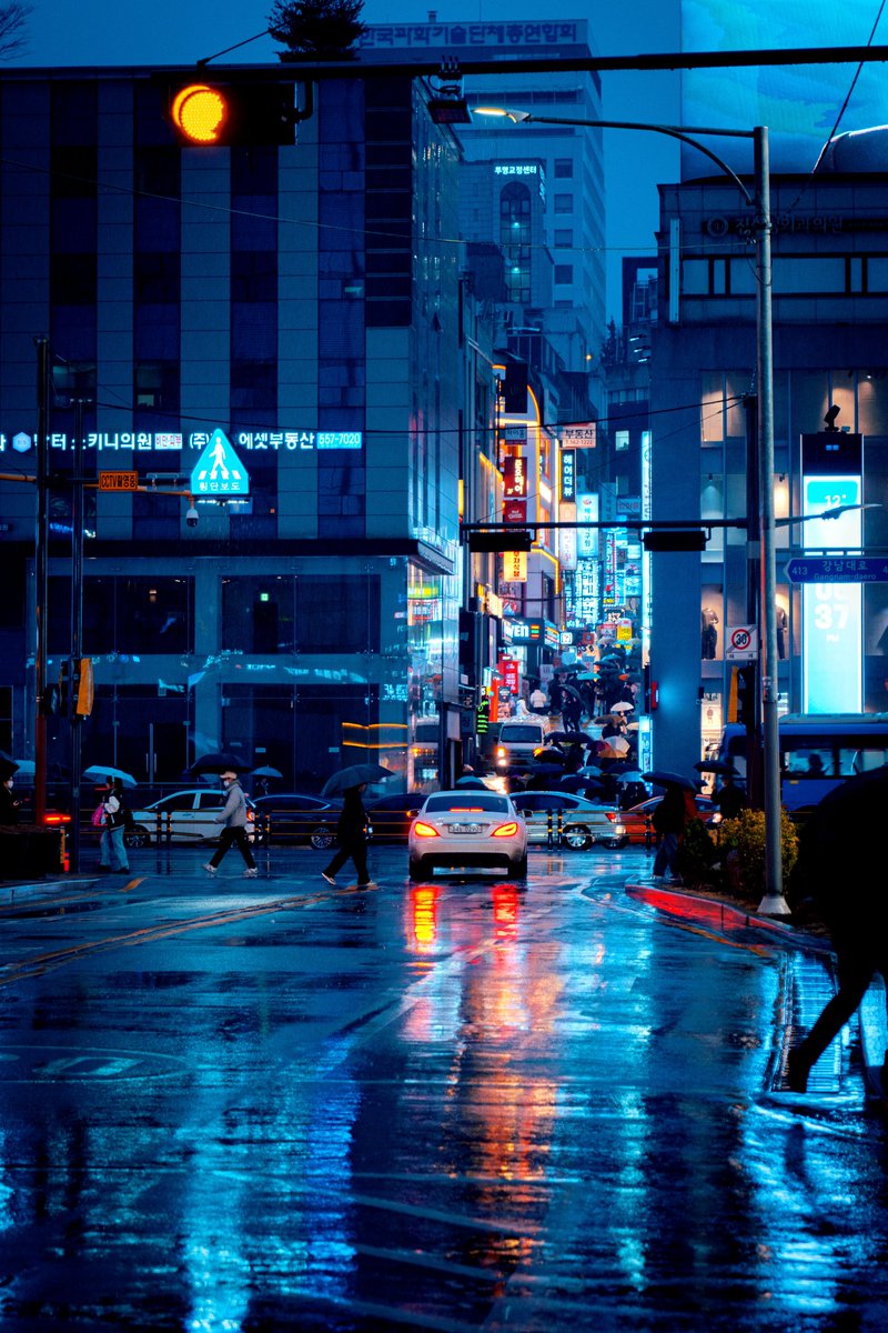 Seoul at Night + Rain =