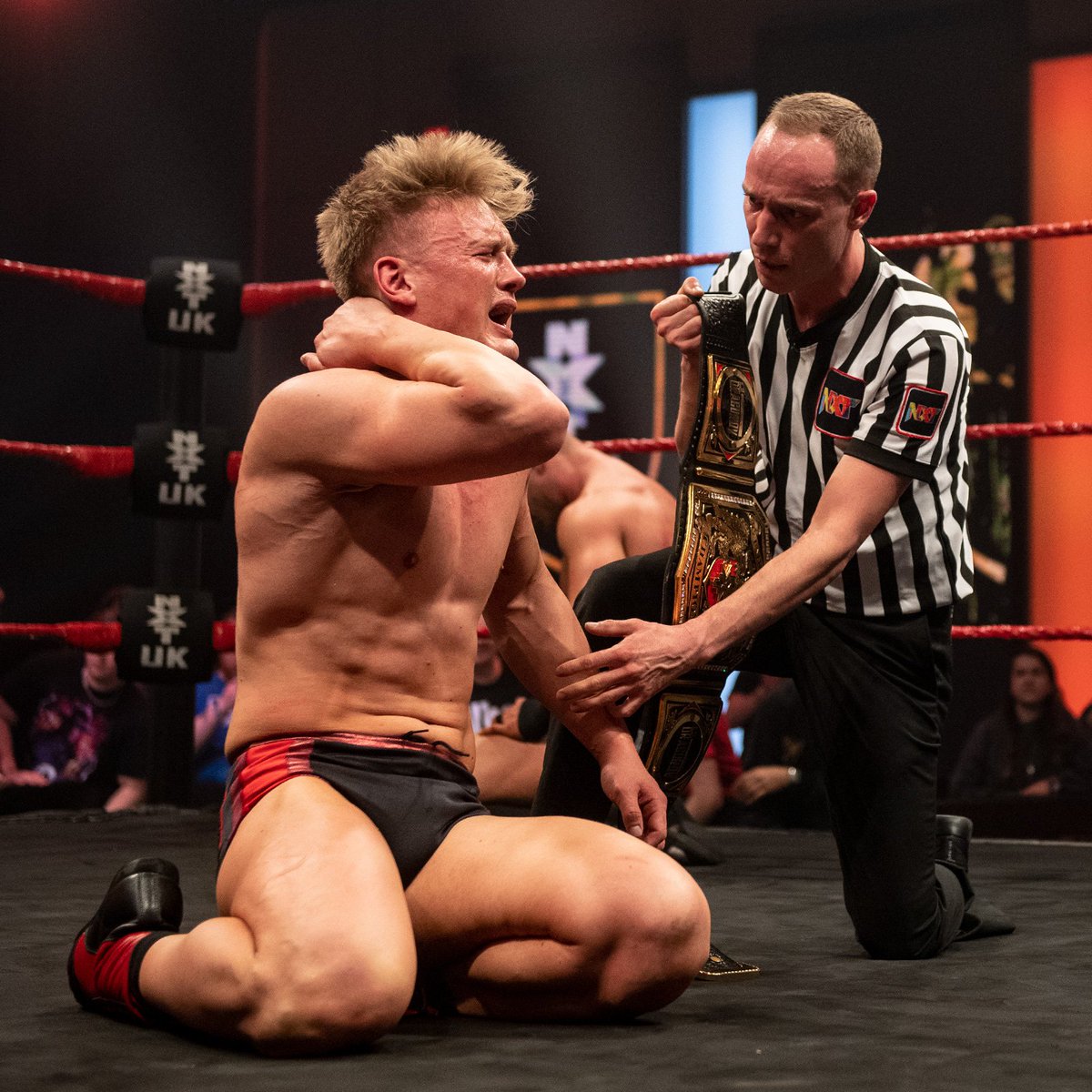 May 12, 2022: At the BT Sport Studios, @UNBESIEGBAR_ZAR defeated @jd_mcdonagh in a Loser Leaves #NXTUK Championship Match. The Irish Ace thought he had won earlier but GM Johnny Saint ruled the match to resume due to Th Czar's foot being on the rope during the 3-count. 📸 WWE