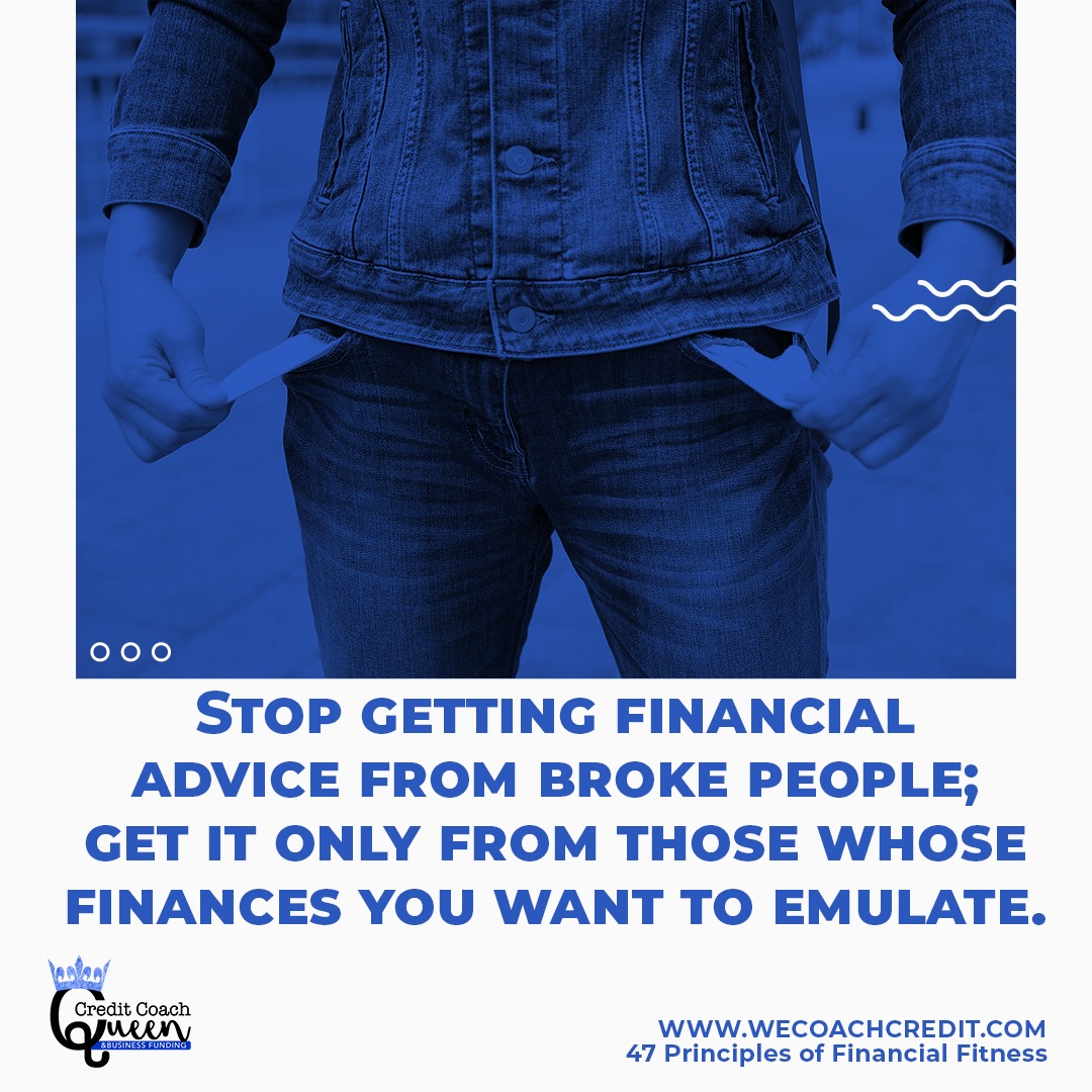Where you get your information from matters.
#financialfitness #47principles #wecoachcredit #stewardship #graduation #college #family #creditcoachqueen