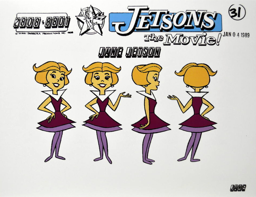 3rd Warner Bros. Character of the Day is: Jane Jetson from Jetsons: The Movie #WarneroftheDay #TheJetsons #HannaBarbera #UniversalStudios