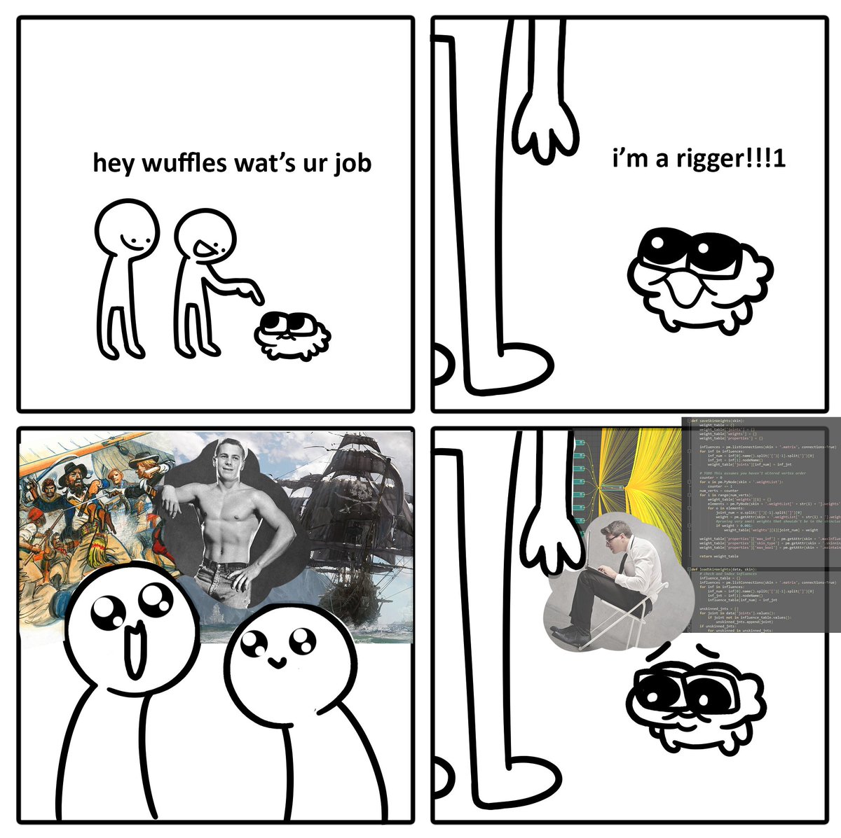 wuffles's tweet image. Yeah... someone had to do it, I guess