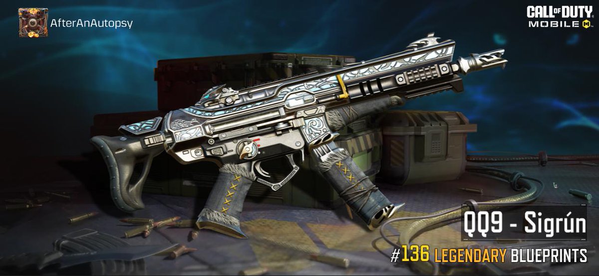 Finally got my hands on that new Bot Legendary gun. Welcoming #136 The QQ9 - Sigrun. Share Card definitely doesn't do it justice as far as how good the gun looks in game.