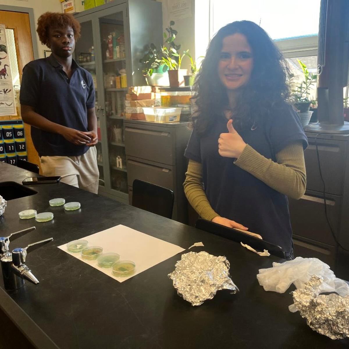 The AC Biotechnology class was successful in editing a gene in bacteria using CRISPR-Cas9. They transformed blue colonies into white ones. #WeAreAC #RCAB #OneCommunityOneSchool #RigorousCurriculum #FaithBased #CatholicSchool #AlwaysLearning #CatholicEducation #LoveThyNeighbor