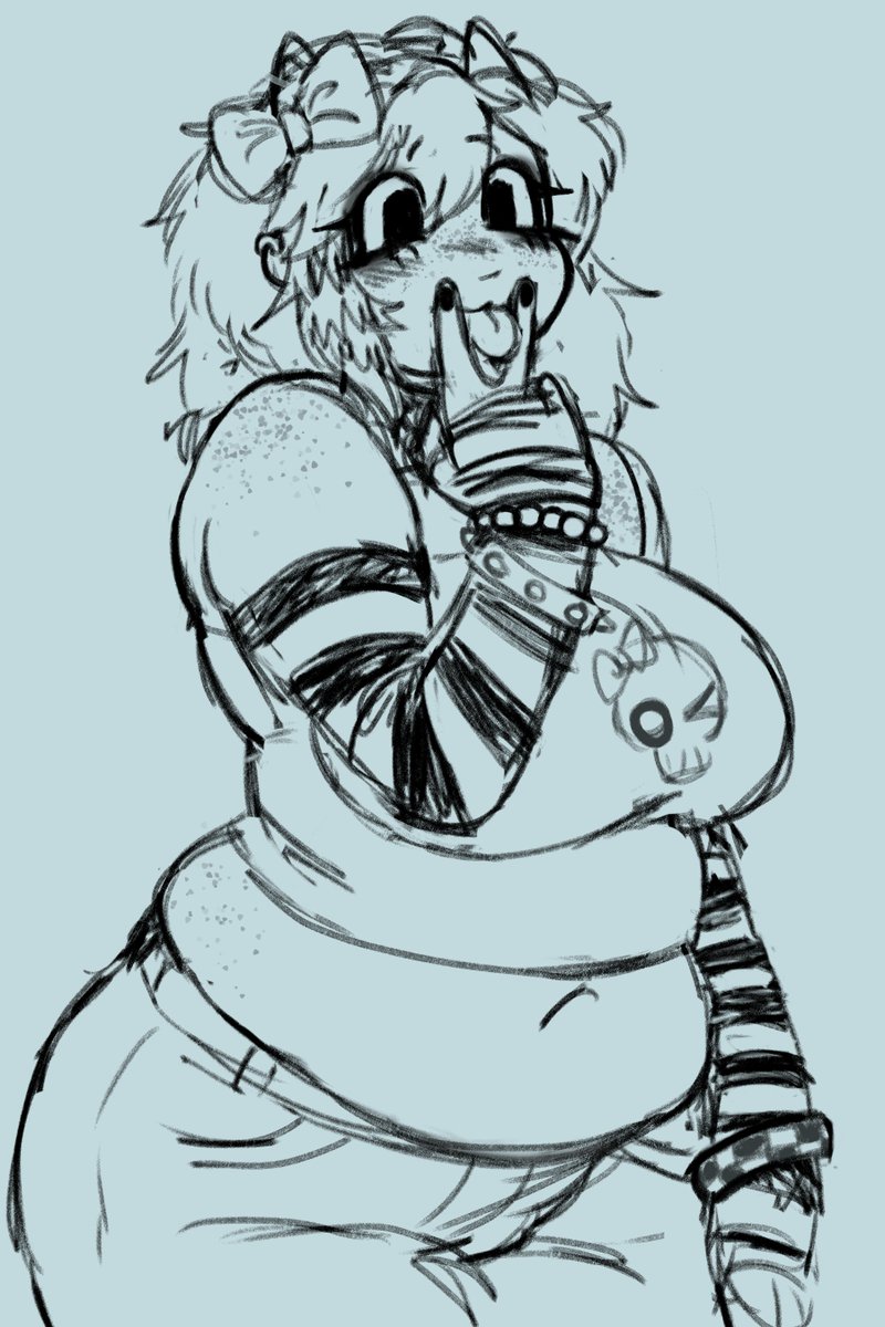 [❣️]:. I can not describe in any realistic or feasible way how much I NEED her bro like please!

Credit: @/Gh0st_egg