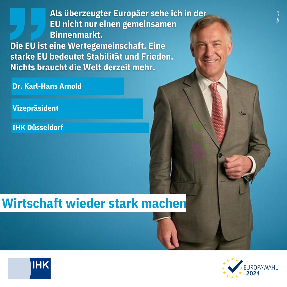 🇪🇺Wenn die Bürgerinnen und Bürger der Europäischen Union (#EU) im Juni 2024 das Europäische Parlament wählen, werden entscheidende Weichen für die europäische Wirtschaft gestellt. Wir teilen im Vorfeld der #Europawahl2024 wichtige Impulse.