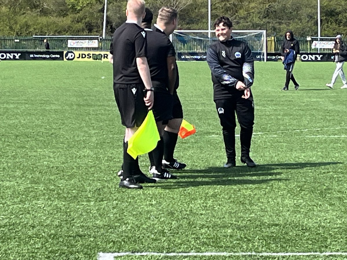 Proud is an understatement of how I feel about this young person! Second season completed as a referee, a huge amount of confidence gained and represented both the @SouthWalesFA & @TERVfootball in cup finals 🏆⚽️ @MrRichardsLSP