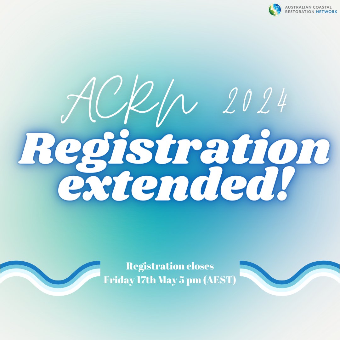 We understand that the FOMO is real... so registration to this year's 2024 symposium has been extended!

Registration closes 5 pm (AEST) *THIS FRIDAY* 17th May.

Register for the symposium here:
eventbrite.com.au/e/australian-c…

See our website for details:
acrn.org.au/symposia