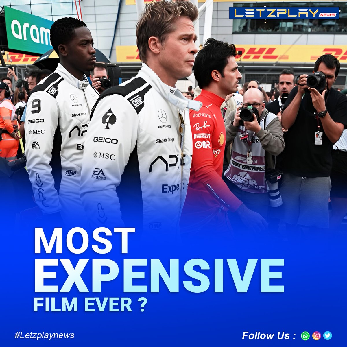 🎬 'Hold onto your seats! 🚨 

Reports indicate that the budget for Brad Pitt's upcoming F1 film might surpass $300 million! 🤯 

Get ready for a blockbuster extravaganza! 
.
.
.
.
#F1 #BradPitt #FilmNews #Hollywood #news #newupdate #Cinema #BigBudget #ExcitingTimes 🏎️🎥