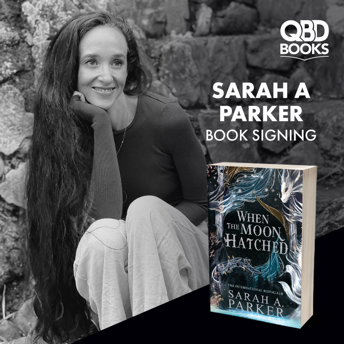On the 18th of May at our QBD Books Robina store, we have the amazing Sarah A. Parker joining us to sign copies of her dazzling new fantasy romance release, 'When The Moon Hatched'. 🐲✨ To find out more about this amazing event, visit us here: bit.ly/44zdAAo