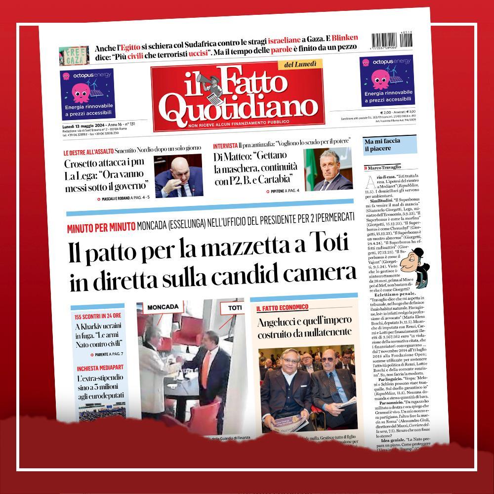 Il patto per la mazzetta a #Toti in diretta sulla candid camera. Leggi Il Fatto Quotidiano 👉 ilfat.to/primapagina