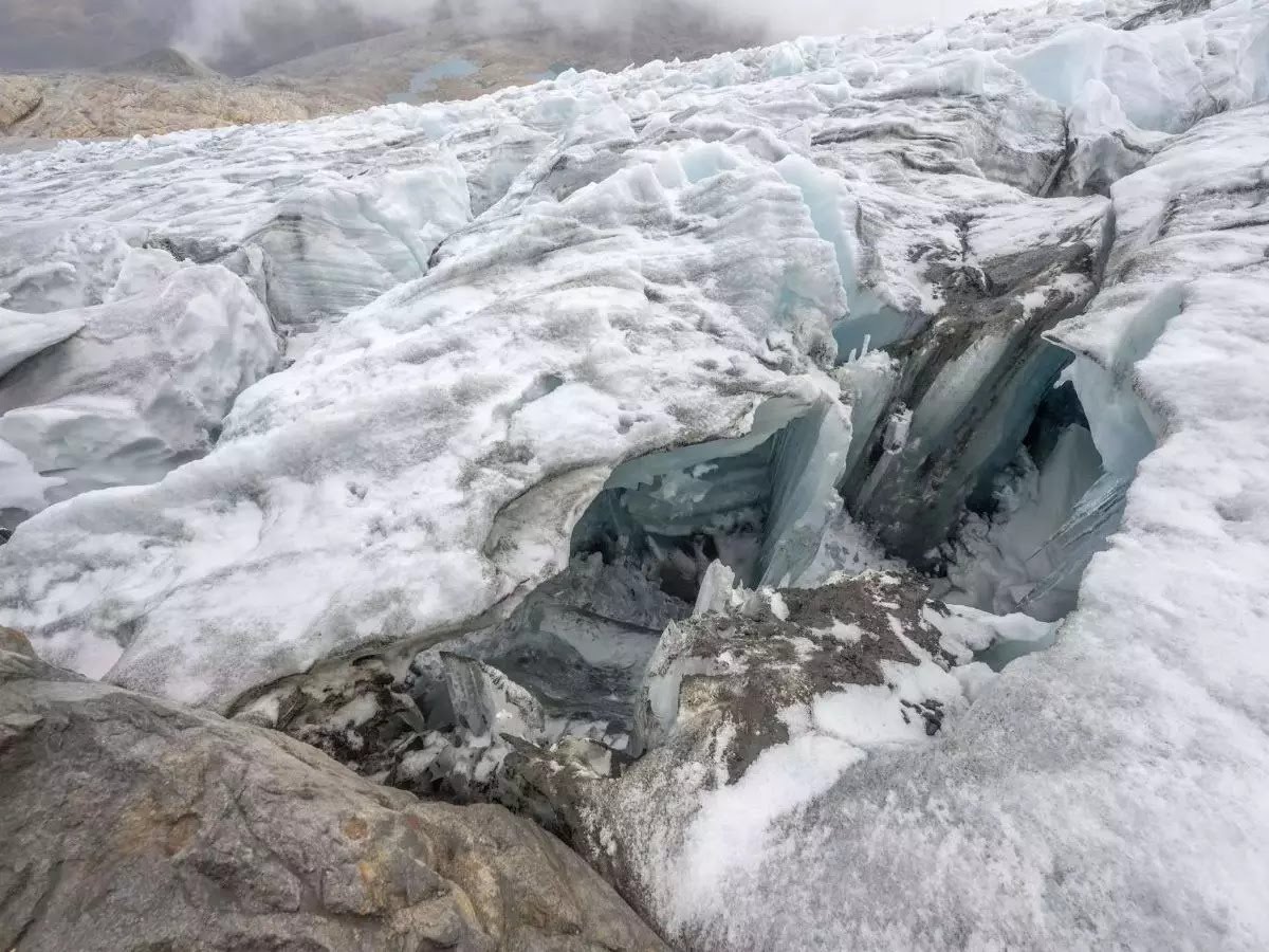 This Colombian glacier is rapidly vanishing due to climate change #ClimateCrisis #ClimateActionNow timesofindia.indiatimes.com/travel/travel-…