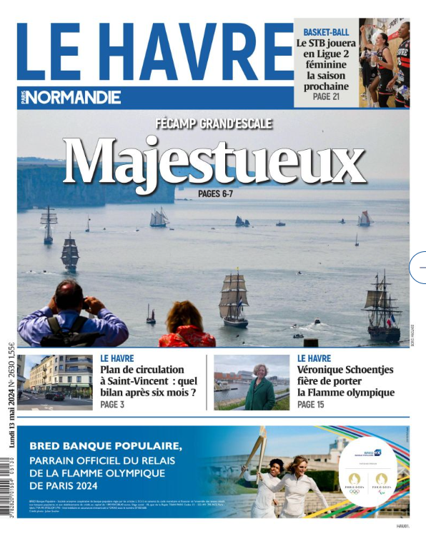 paris_normandie's tweet photo. A la Une de Paris Normandie lundi 13 mai 2024 : le maire de #Rouen @NicolasMayerNMR invite la direction du @FCRouen à quitter le club, le #Fécamp #GrandEscale tient toutes ses promesses ➡️https://t.co/QdsESJzcqH https://t.co/cLFSQB1Ote