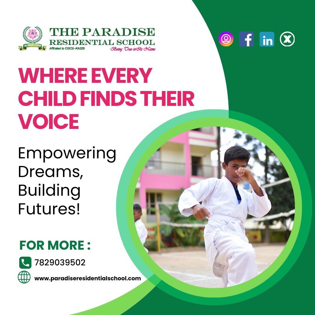 Paradise Residential School, we believe in nurturing every child's unique voice and empowering their dreams to build brighter futures. 🚀 Our holistic approach to education fosters creativity, critical thinking, and personal growth. #ChildDevelopment #ParadiseResidentialSchool