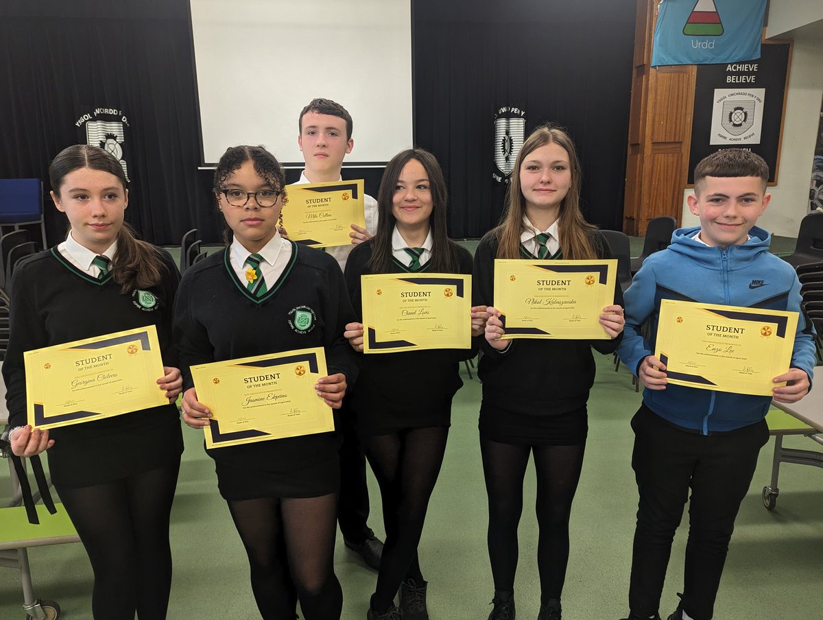 Adele Powles (@misspowlespyd) on Twitter photo A huge well done to our Year 9 Pupils of the Month for April. Keep up the great work โญโญโญ <a href="/1Penydre/">Pen y Dre High School</a> A huge well done to our Year 9 Pupils of the Month for April. Keep up the great work โญโญโญ <a href="/1Penydre/">Pen y Dre High School</a>
