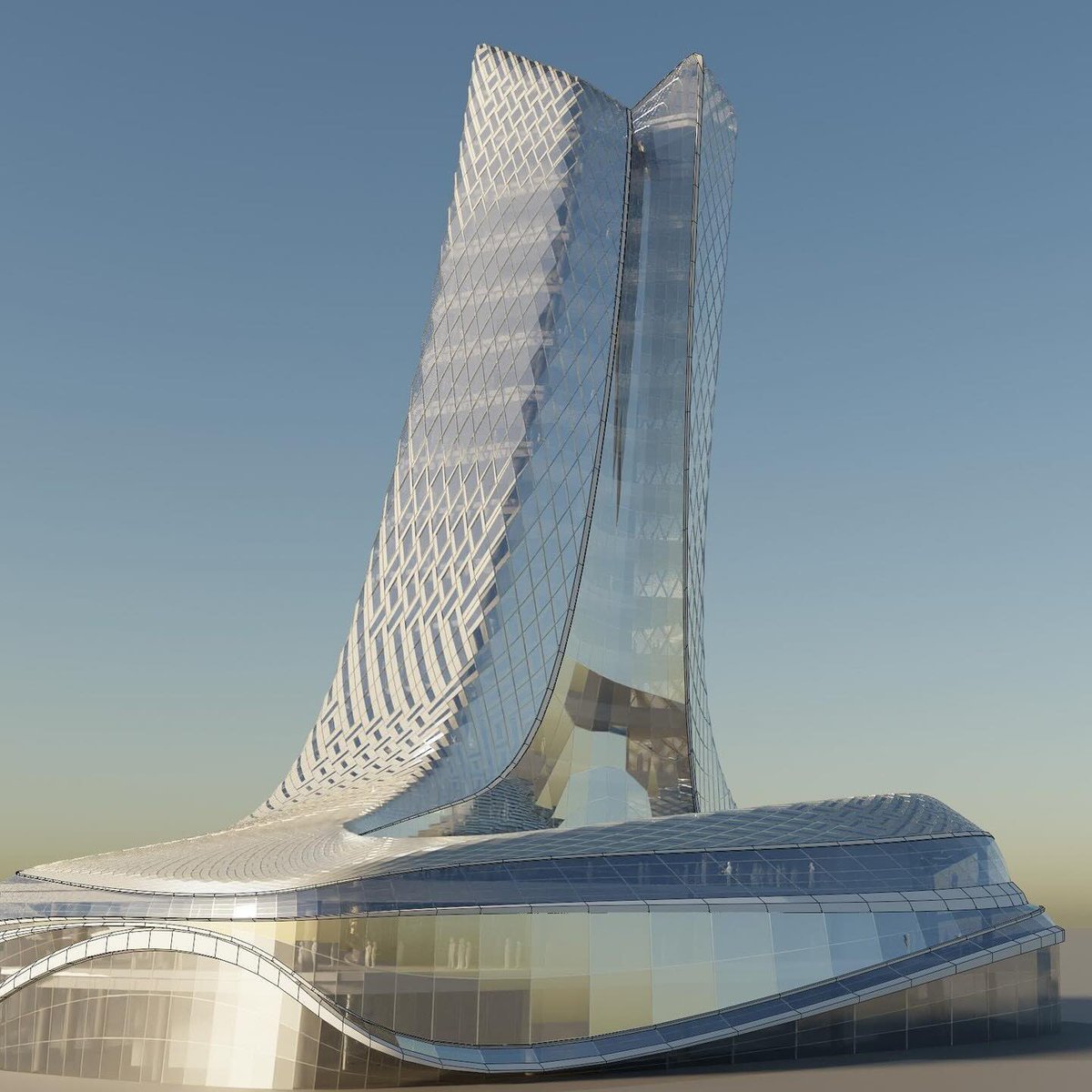 Snake Tower by <a href="/dimitarsp/">Dimitar Pouchnikov</a>.

Join <a href="/PAACADEMYY/">PAACADEMY</a>’s upcoming workshop, “Parametric Architecture with Blender” which will focus on organic fluid modeling and creating a catalog of related building and mesh typologies. This workshop will be led by experienced architect, designer, and