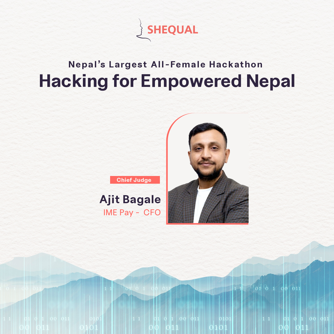 Presenting the Honorable Chief Judges!

Ajit Bagale, CFO, IME Pay

#Hackathon #TechforChange #TechInnovation #EmpowerNepal #itshertime #TechTransformation #DigitalEmpowerment