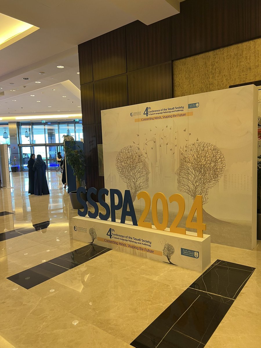 ll_aujj's tweet photo. I'm glad that I attended the 4th conference of the Saudi Society of Speech-Language Pathology and Audiology, #SSSPA2024. https://t.co/WyDJXiwydh
