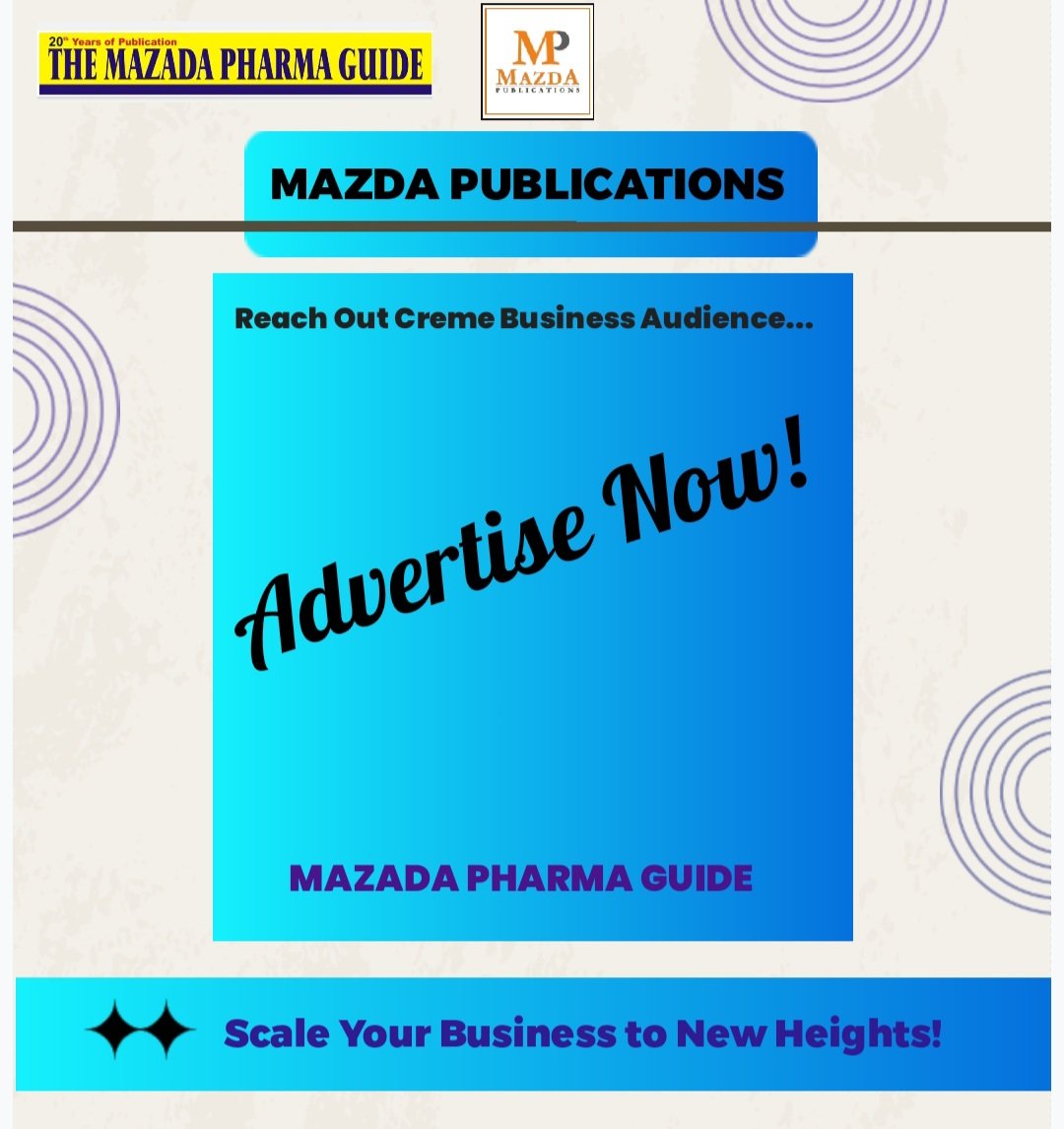 Kiran Raheja (@kiranraheja1) on Twitter photo Mazda Pharma Guide is now in its 20th Successive Year.
Advertise and Reach out to Creme Audience
E: kiran.mazdapublications@gmail.com
mazadapharmaguide.com
Advantage India Pharma Conclave & Awards 2024 coming soon. Mazda Pharma Guide is now in its 20th Successive Year.
Advertise and Reach out to Creme Audience
E: kiran.mazdapublications@gmail.com
mazadapharmaguide.com
Advantage India Pharma Conclave & Awards 2024 coming soon.