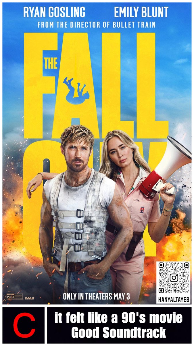 Fall Guy 2024
IMDB: 7.3/10
#fallguy #fallguysmovie #ryangosling #emilyblunt #hannahwaddingham #winstonduke #actionmovie #comedymovie #jeddah #muvicinemas #SaudiArabia
