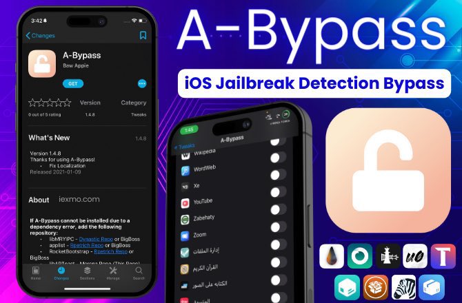 A-Bypass: iOS Jailbreak Detection Bypass Tweak

iexmo.com/updates/a-bypa…

A-Bypass lets you use #AppStore apps that block jailbroken devices, saying it's not safe

Supports all modern jailbreaks #iOS 13-iOS 16

#RT &❤️
#Follow for Latest Updates🔄

#jailbreak #iPhone #viral #iOS16