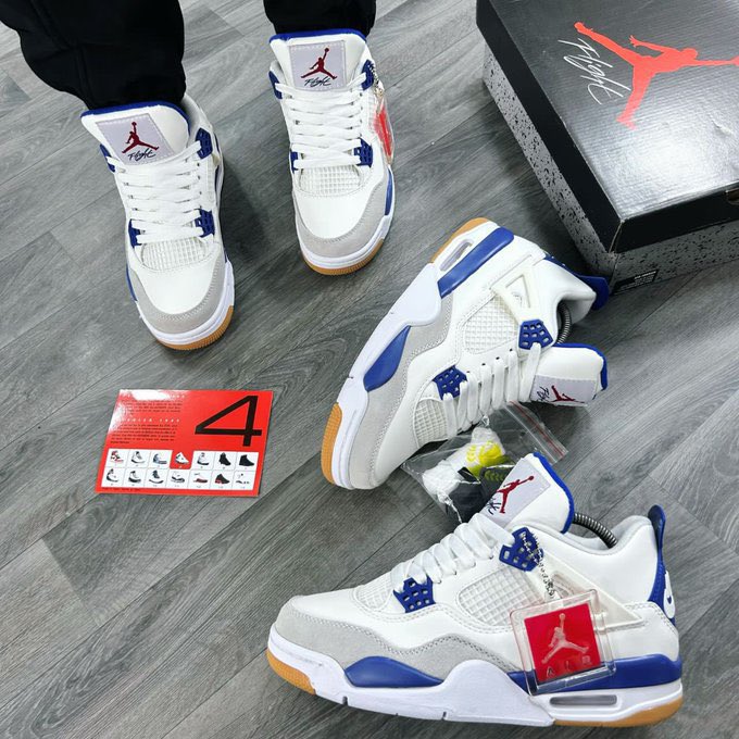 🙏Nisaidie Repost🥰

#QUALITY SHOES🔥🛍️

~Brand name; JORDAN 4🛍️🛍️

~Size; 40 41 42 43 44 

➡️Price; 75000/=

~Delivery available
📍Kariakoo
📞 0623346245