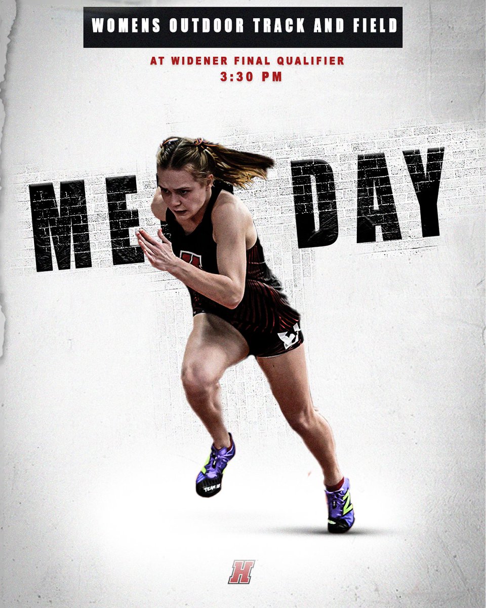 MEETDAY! 

It's the last chance meet at Leslie C. Quick Jr. Stadium on the campus of <a href="/WidenerSports/">Widener Athletics</a>, as the 🐐and🐝
look to capture spots in the upcoming NCAA Championships!

⏰» 1:00 p.m. (M) &amp; 3:30 p.m. (W) 
📊»  hav.to/coverage 
#️⃣ » #GoHCFords #d3tf