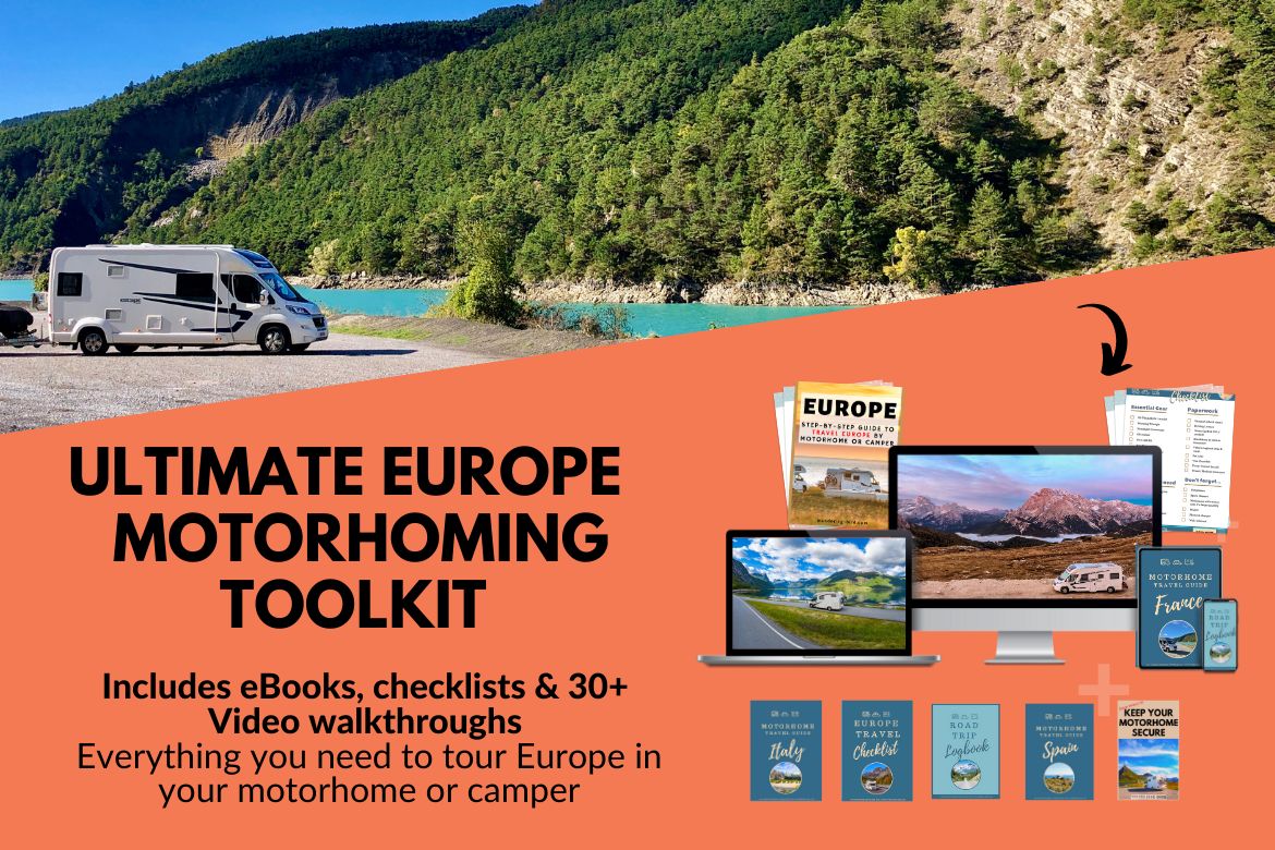 **FLASH SALE** Heading to Europe with your camper? I know how daunting it can be. Grab our in-depth EUROPE MOTORHOMING TOOLKIT (on sale for a limited time) and we'll help you have an incredible adventure. LEARN MORE: bit.ly/41xTLYJ #motorhomes #vanlife #vanlifeuk